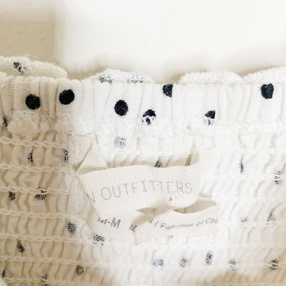 Urban Outfitters | Linen Polka Dot Dress - Picture 6 of 8